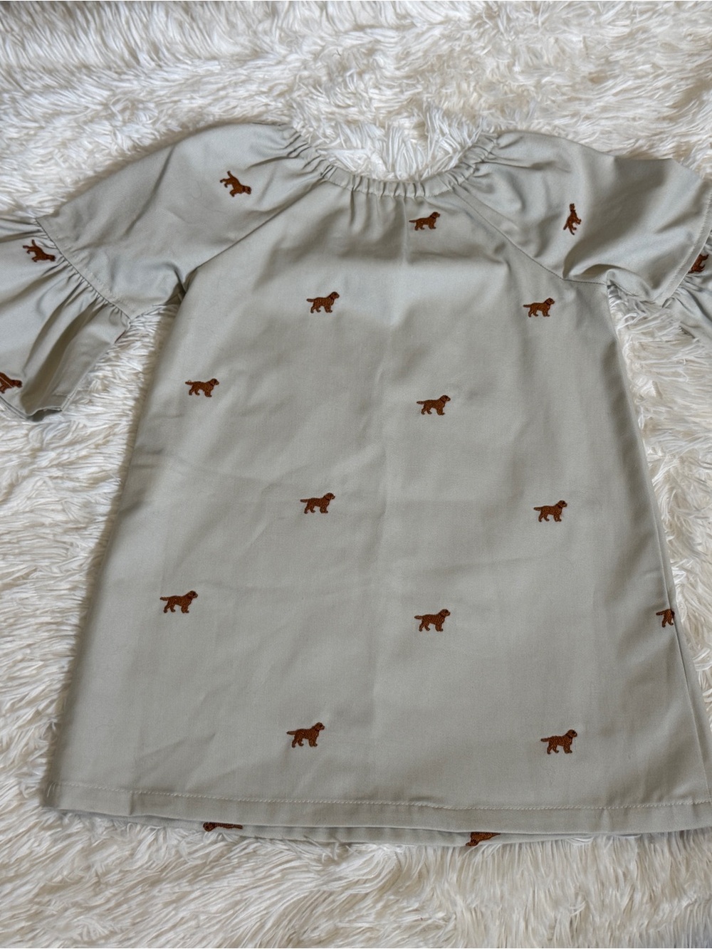 Kelly’s Kids Embroidered Dog Dress Size 2